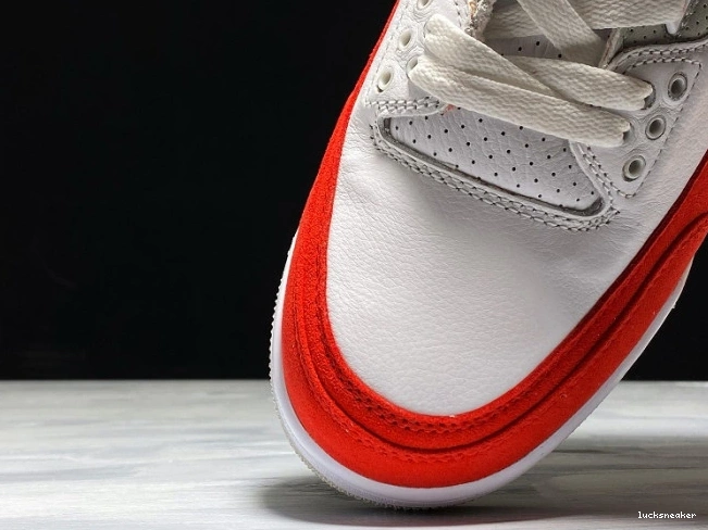 Rep LUCY White Tinker Jordan University Air Red 3 Retro CJ0939-100 0726